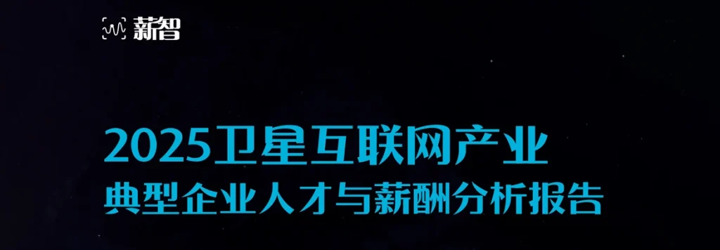卫星互联网产业典型企业人才与薪酬分析报告 封面