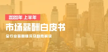 2020年上半年市场薪酬白皮书 封面