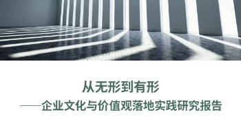 企业文化与价值观落地实践研究报告 封面